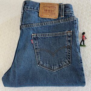 34x30 AMAZING Vintage 2001 Levi's 550 Jeans Made in USA! 100% cotton